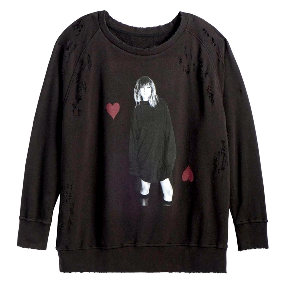 Taylor Swift Reputation Distressed Crewneck